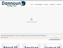 Tablet Screenshot of dannoun-jo.com